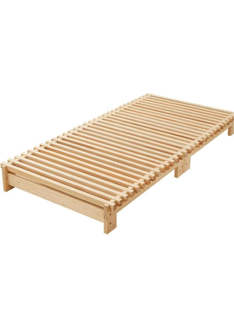 【送料込】すのこベッド シングル ローベッド　杉とヒノキ