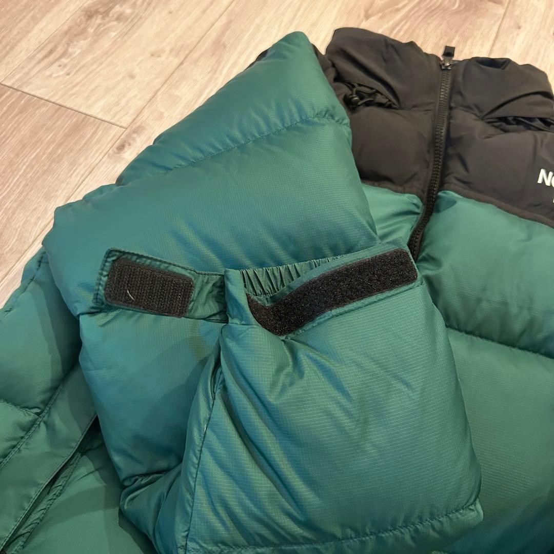極美品ザ　ノースフェイス ヌプシジャケット グリーン　NDW9235 ダウン