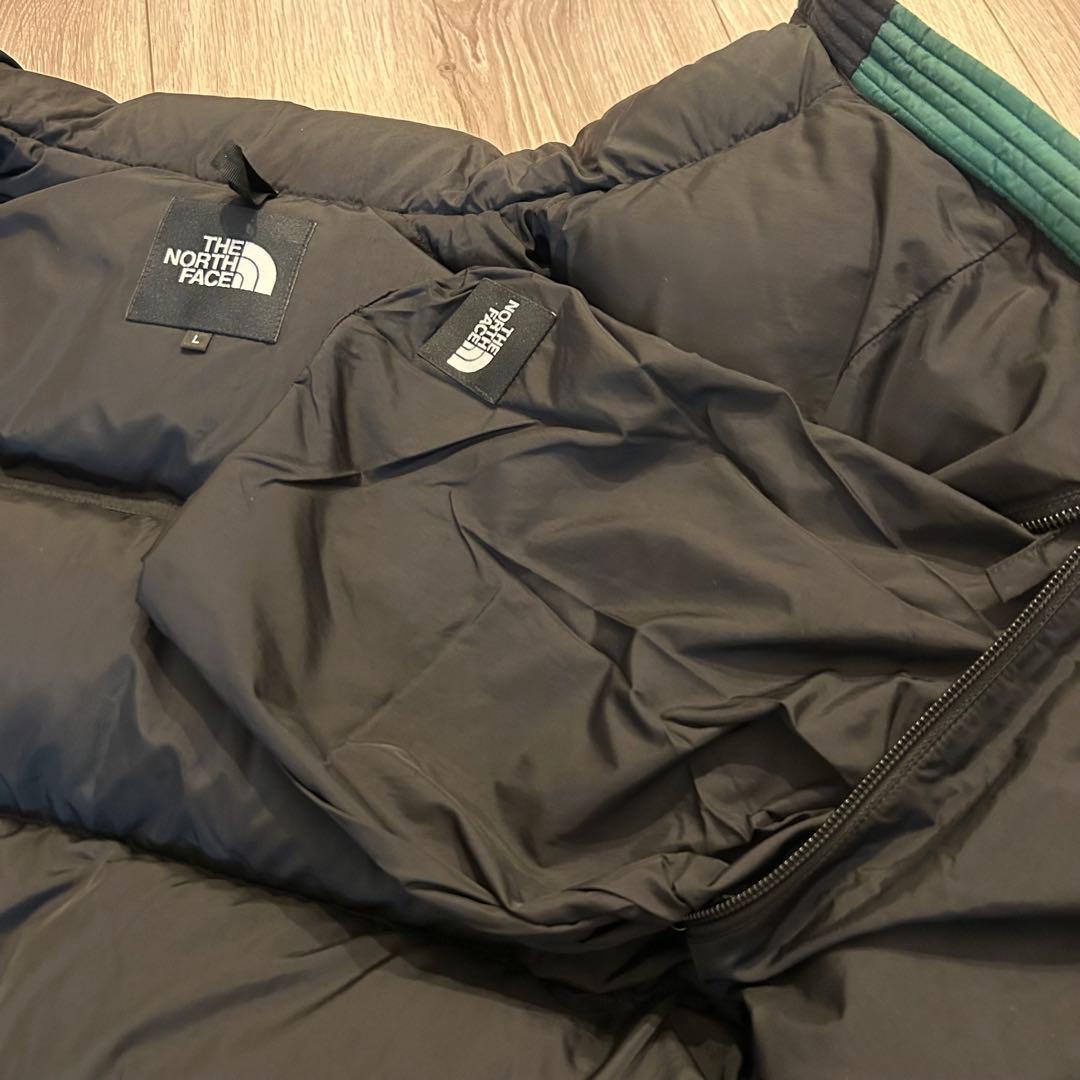 極美品ザ　ノースフェイス ヌプシジャケット グリーン　NDW9235 ダウン