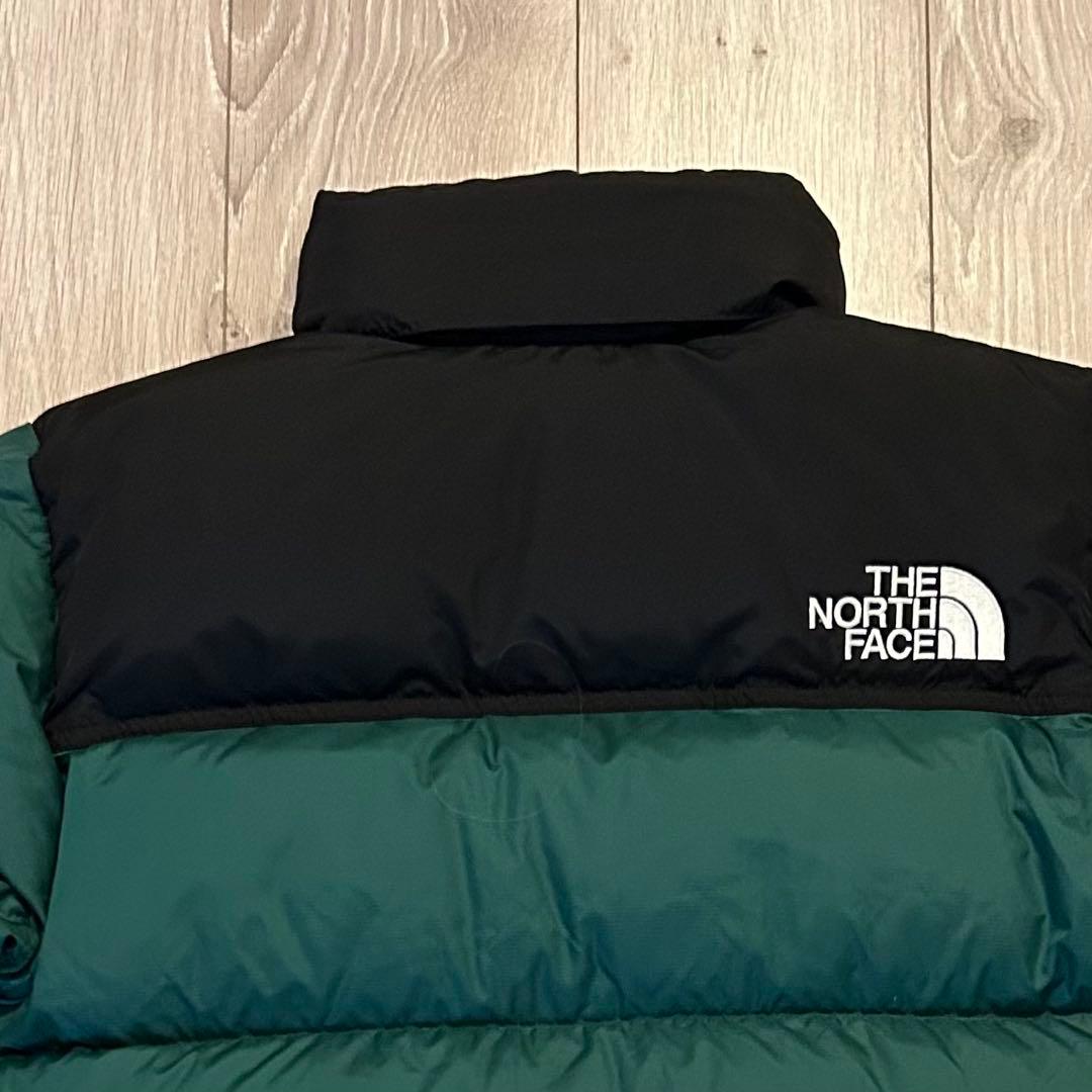 極美品ザ　ノースフェイス ヌプシジャケット グリーン　NDW9235 ダウン