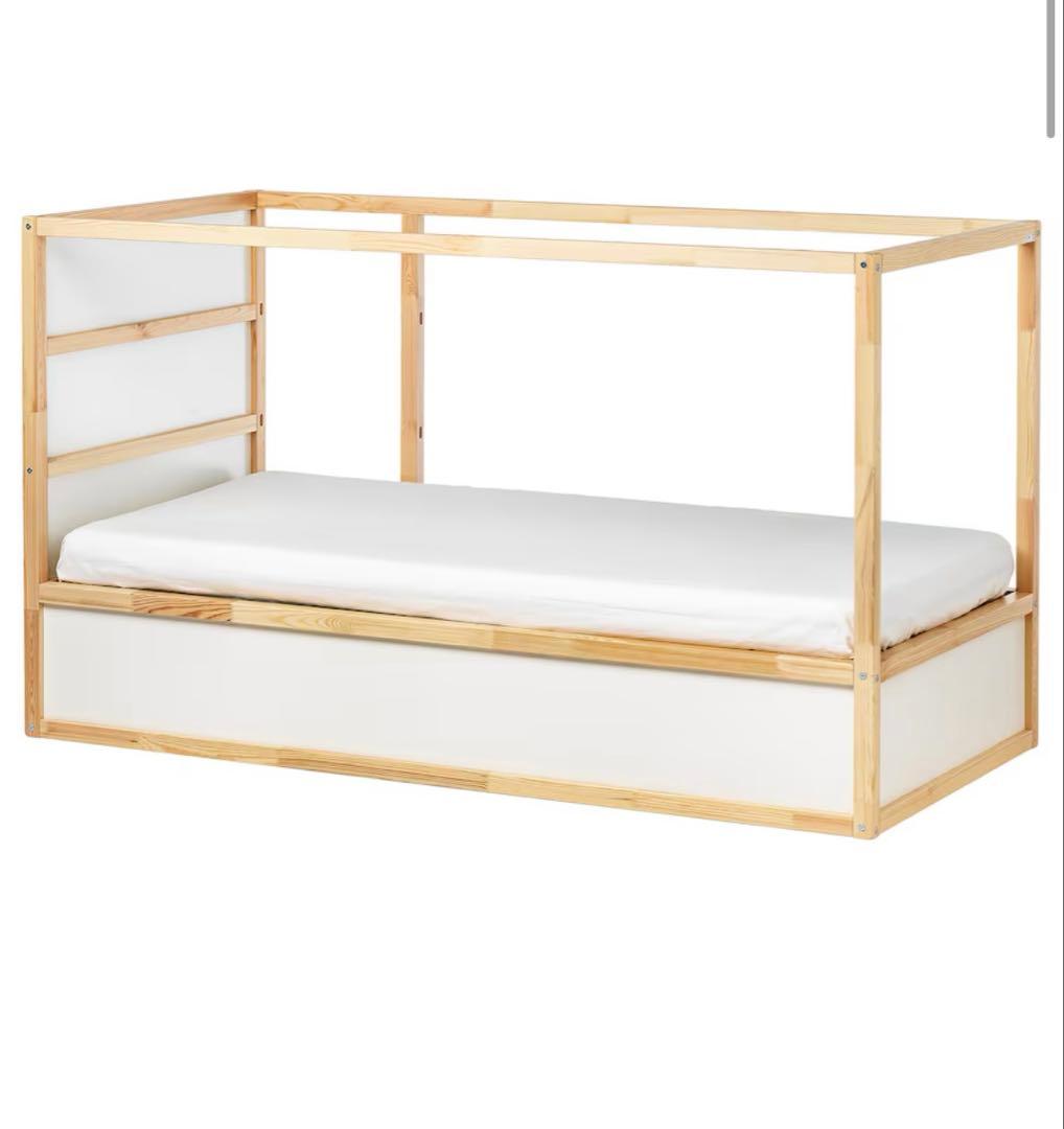 IKEA KURA キューラ　リバーシブル ベッド　ホワイト　二段ベッド　ロフト