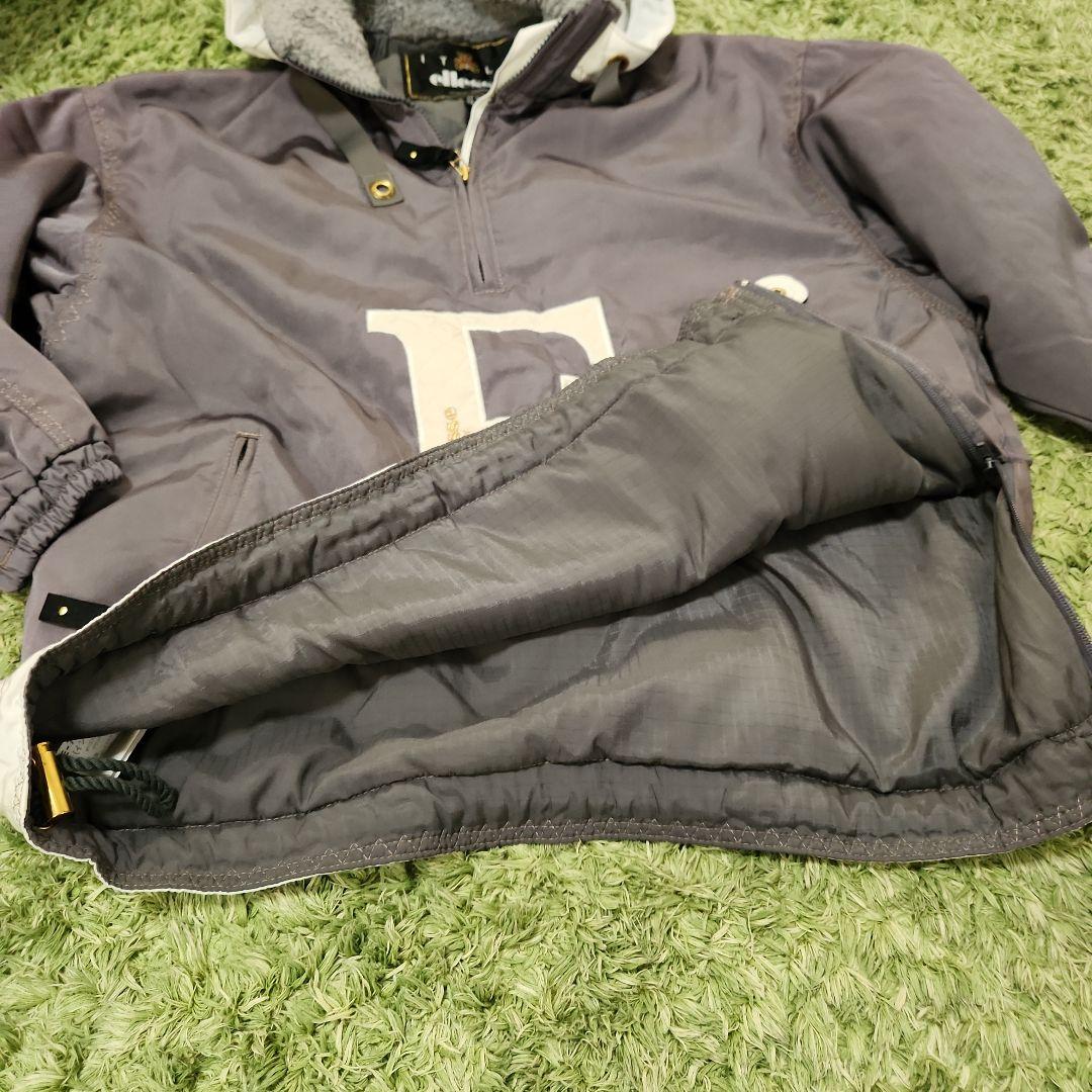 ビンテージ エレッセ ベスト付き テディベア スキー スノボウェブ 上下セット