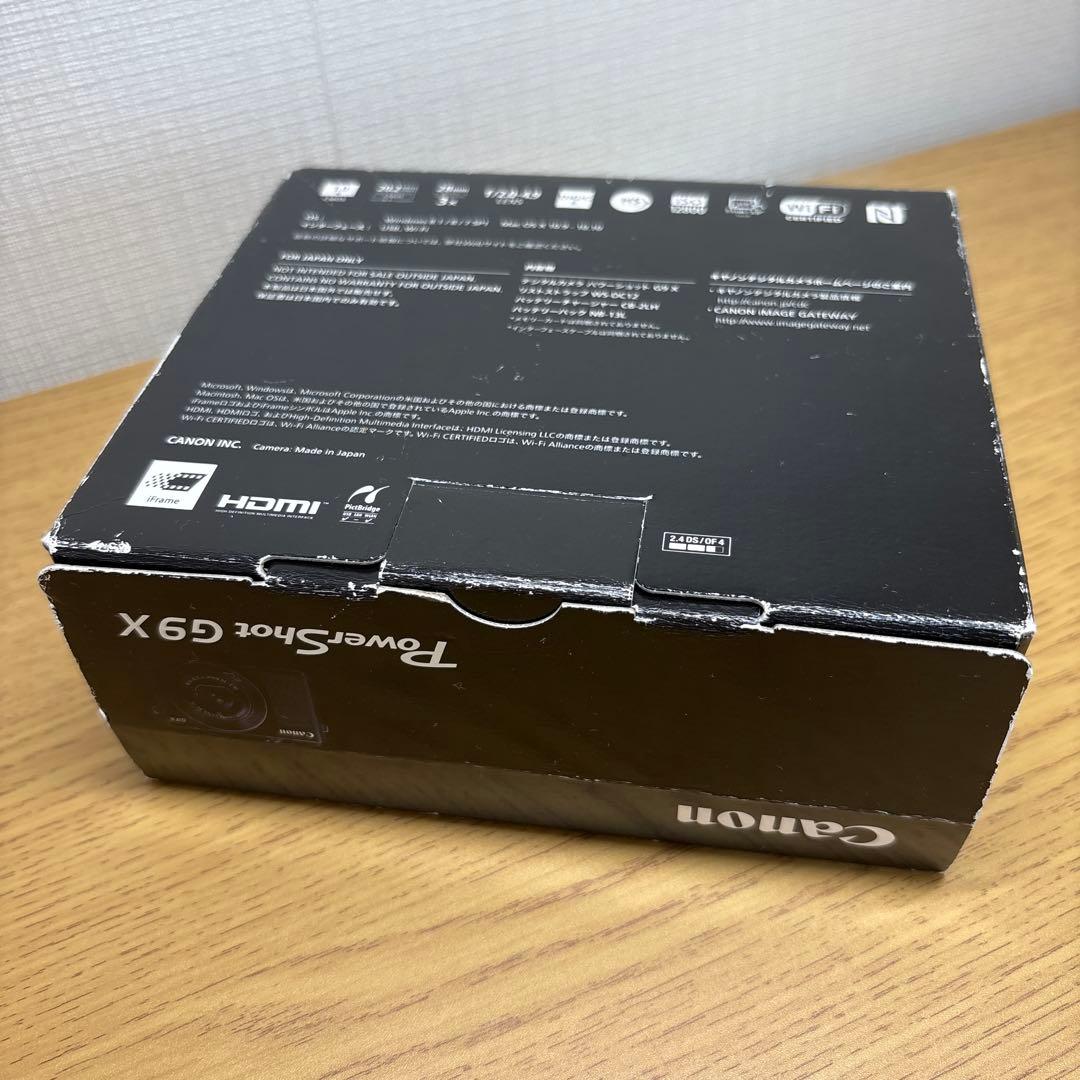 Canon PowerShot G9X デジタルカメラ
