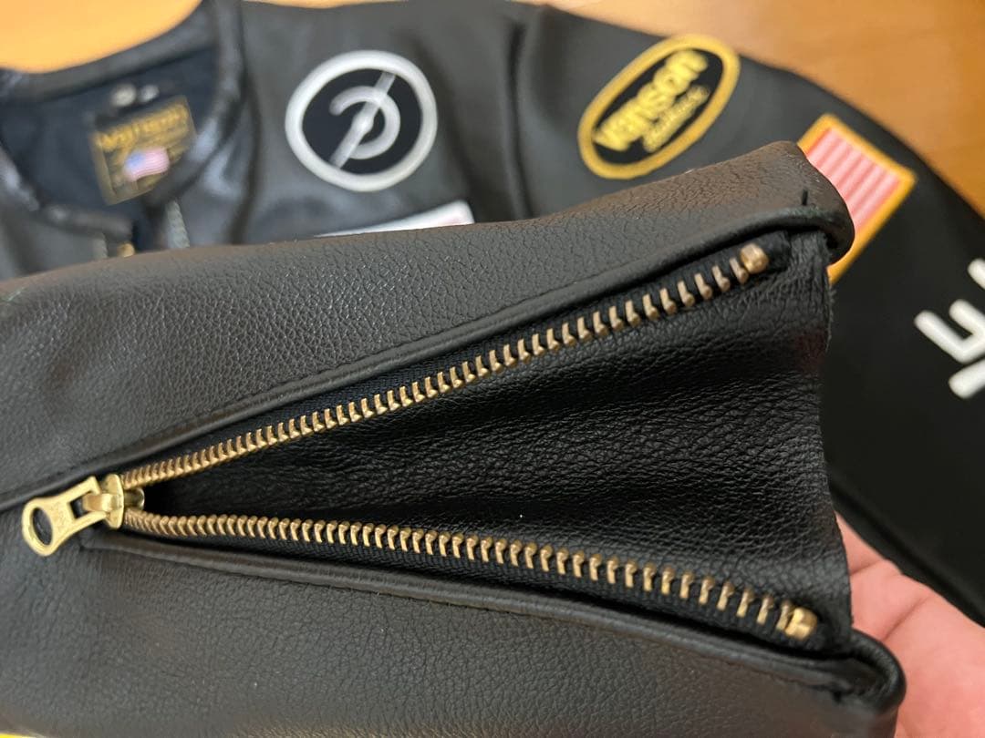 VANSON× CLAIR DE LUNE サイズMライダース(L〜XL相当）