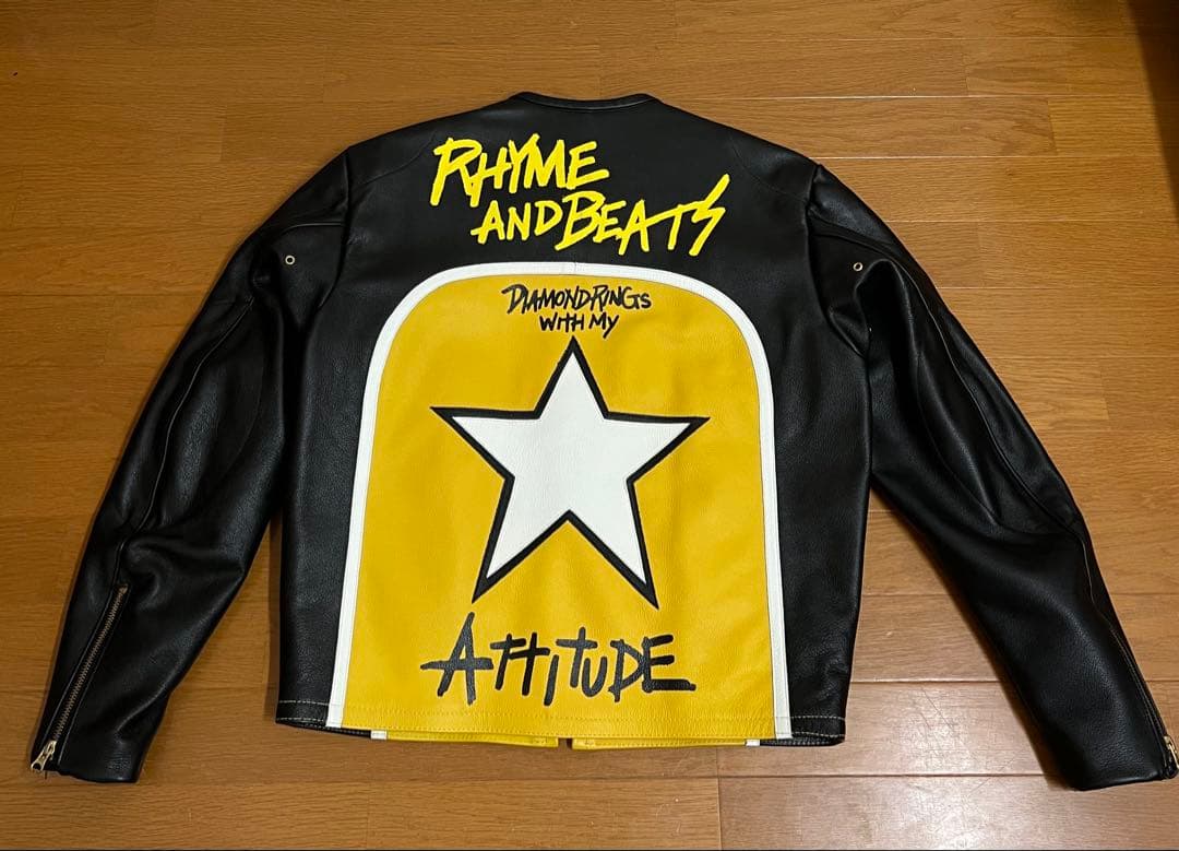 VANSON× CLAIR DE LUNE サイズMライダース(L〜XL相当）