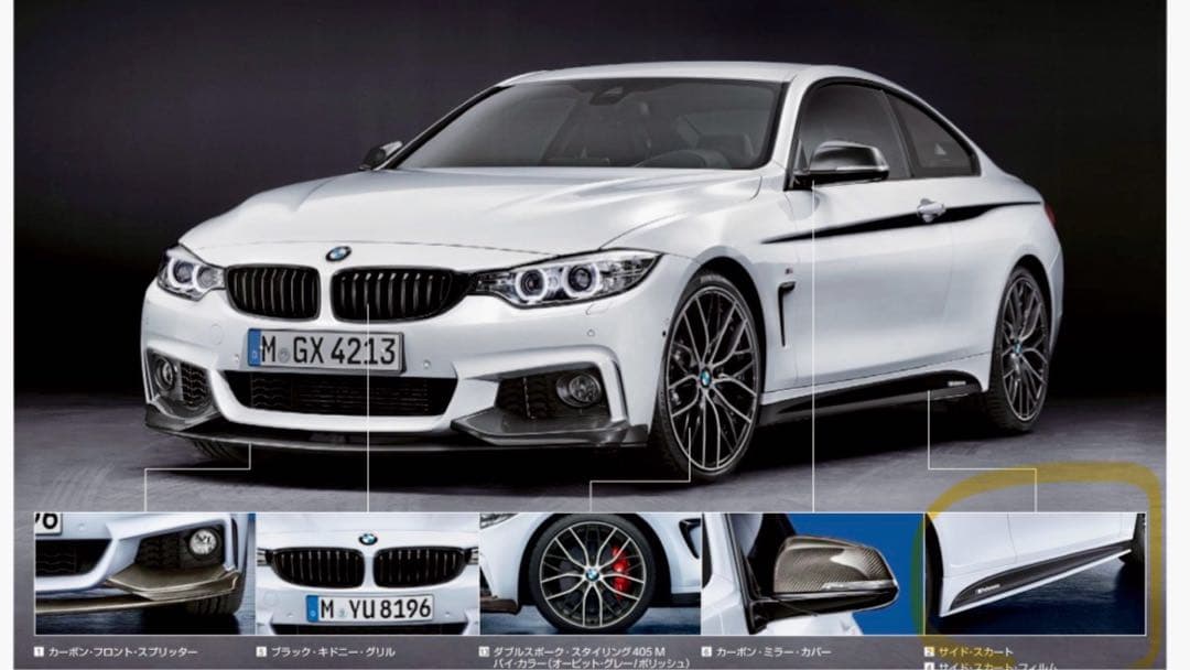  M Performance サイドスカートフィルム