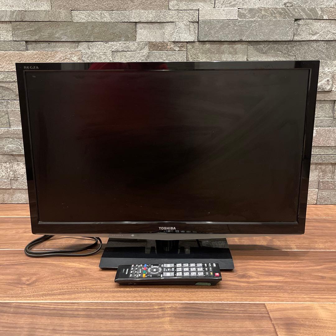 TOSHIBA REGZA24インチ小型テレビ リモコン付き