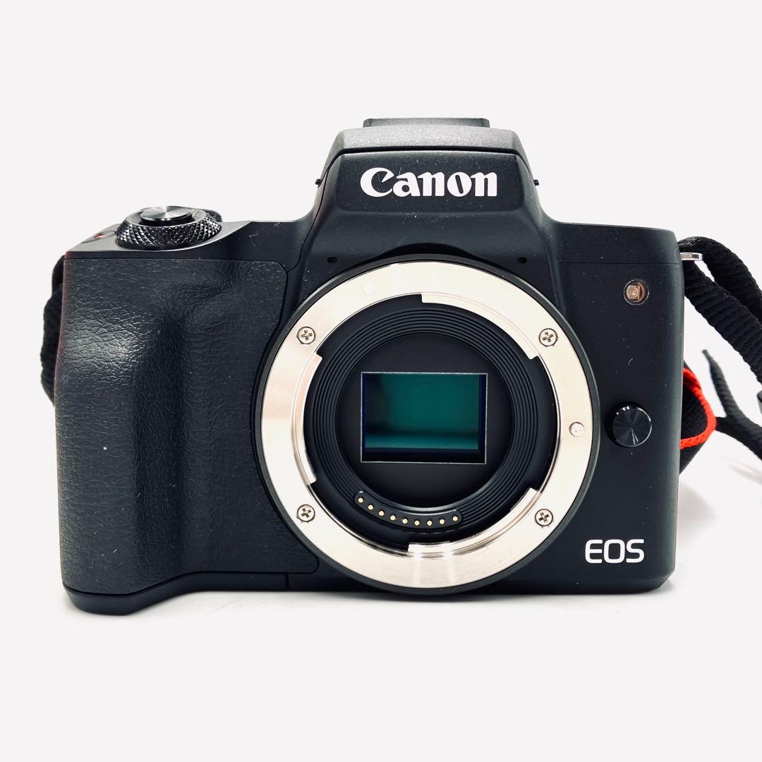 Canon EOS kiss M2 ブラック　15-45mmレンズセット