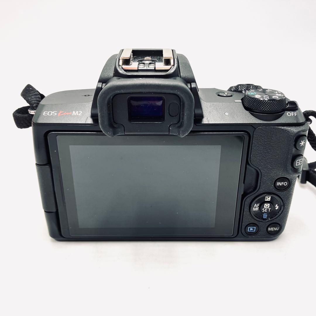 Canon EOS kiss M2 ブラック　15-45mmレンズセット
