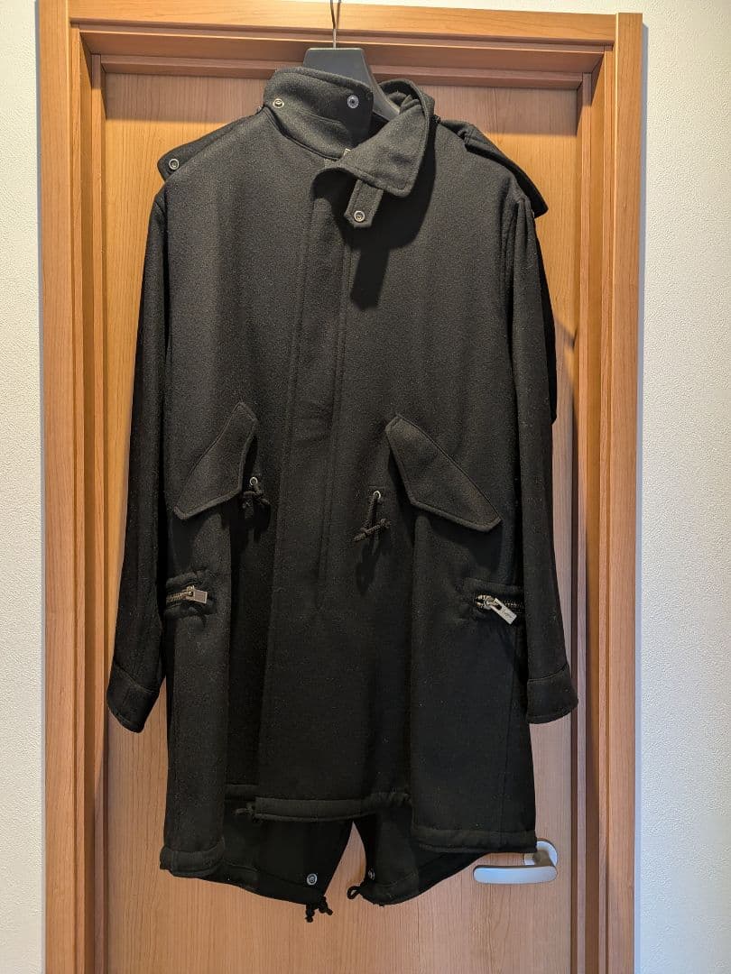 YOUJI YAMAMOTO POUR HOMME ファスナーモッズコート