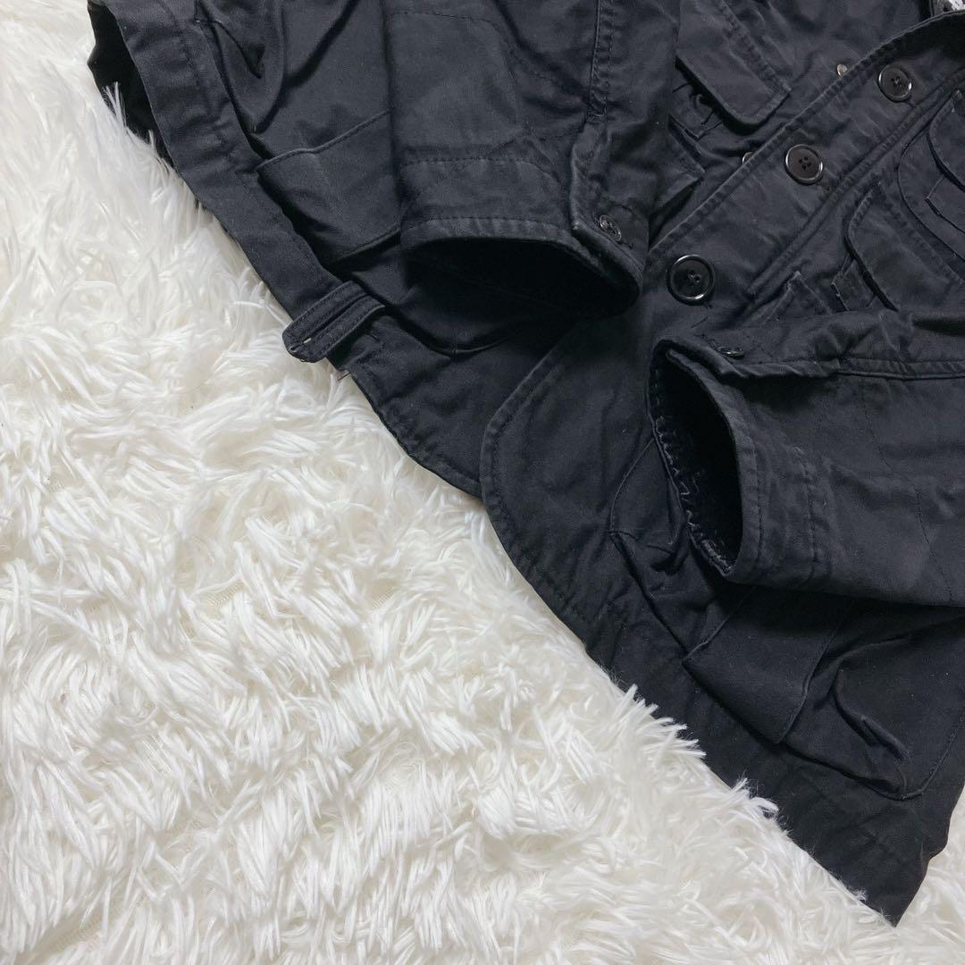 エンジニアードガーメンツ ハンティングジャケット 黒 USA製 フード S