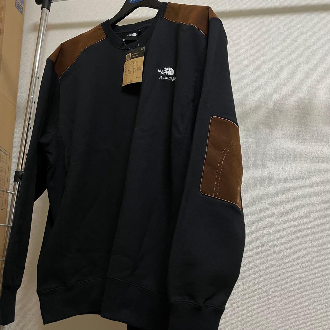 ノースフェイス Backmagic限定 Sweat Crew【XXL】ブラック