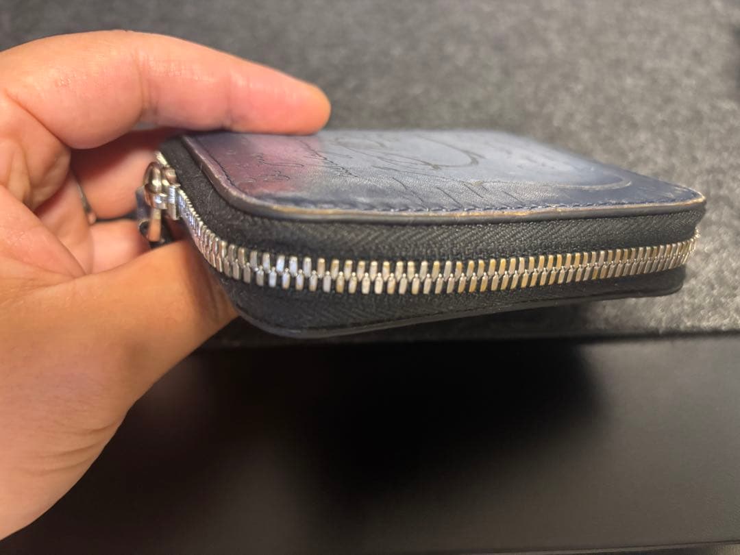 ベルルッティ 限定色　ワパ　スクリットレザー　ジップ付きケース