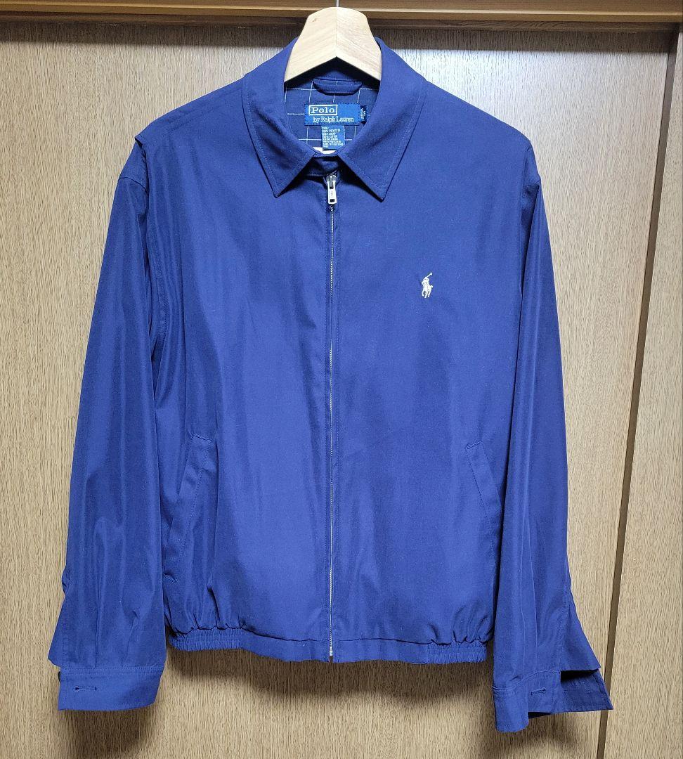 【美品】ラルフローレン スイングトップ ネイビー S 色褪せなし チェック裏地