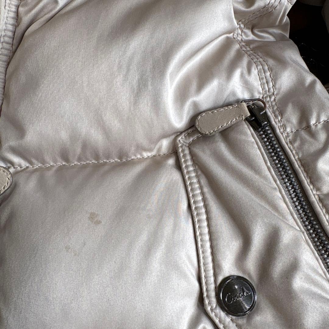 コーチCOACHベージュ 上品なダウンジャケット◆サイズ8