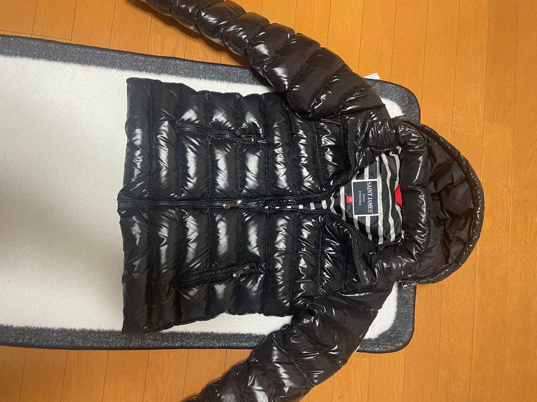 美品　ピレネックス　セントジェームス　限定コラボ　ダウンジャケット　黒　36