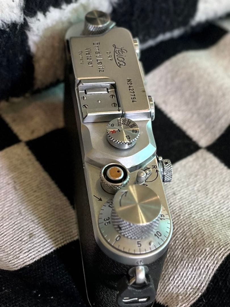 Leica Ⅲc バルナックライカ 革ケース、Fedレンズ付き