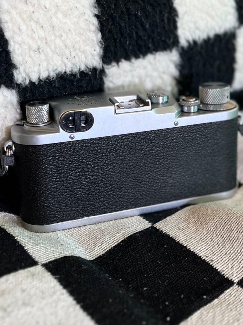 Leica Ⅲc バルナックライカ 革ケース、Fedレンズ付き
