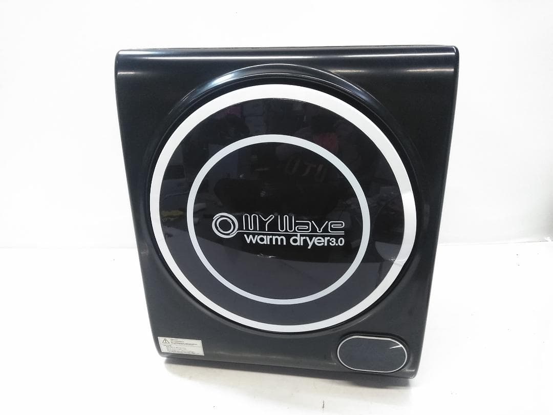 23年製 ケーズ マイウェーブ 衣類乾燥機 3kg WARM DRYER3.0△