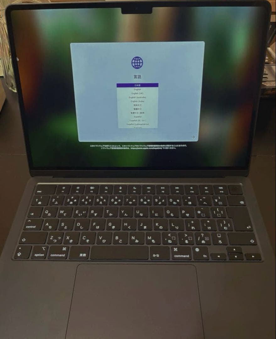 MacBook Air M2 インチミッドナイト 16GB 1TB