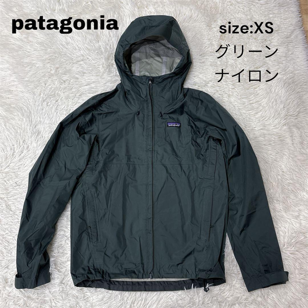 patagonia トレントシェルジャケット　XS グリーン　マウンテンパーカー