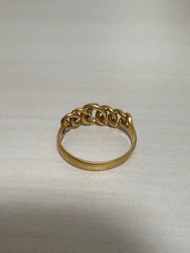 k18 15〜16号　リング　指輪 ゴールド