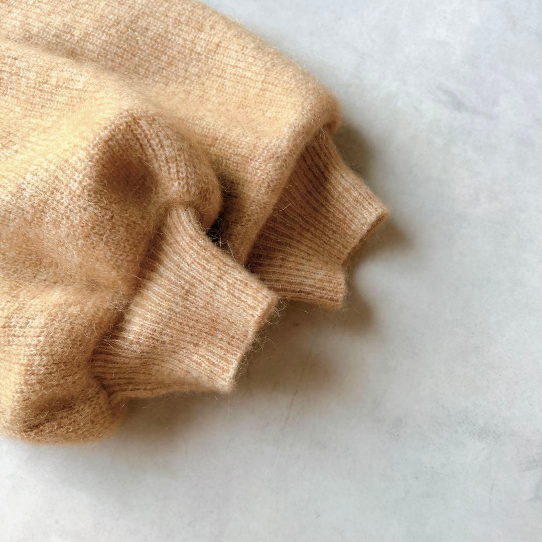 定価2.9万☆美品☆エトレトウキョウ モヘヤ　ロングニットコート　ベルト付き