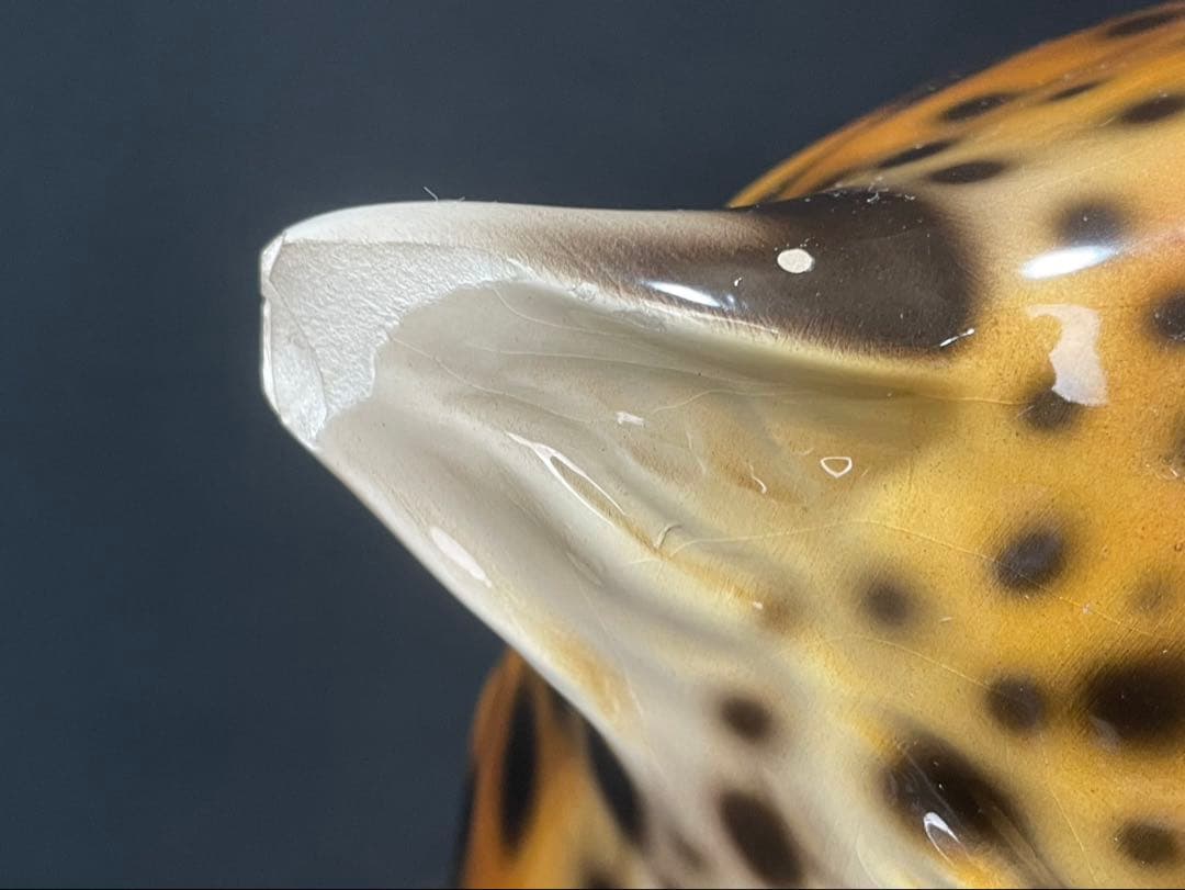 大迫力 特大 チーター 置物 オブジェ 陶器製 高約75㎝ ITALY イタリア