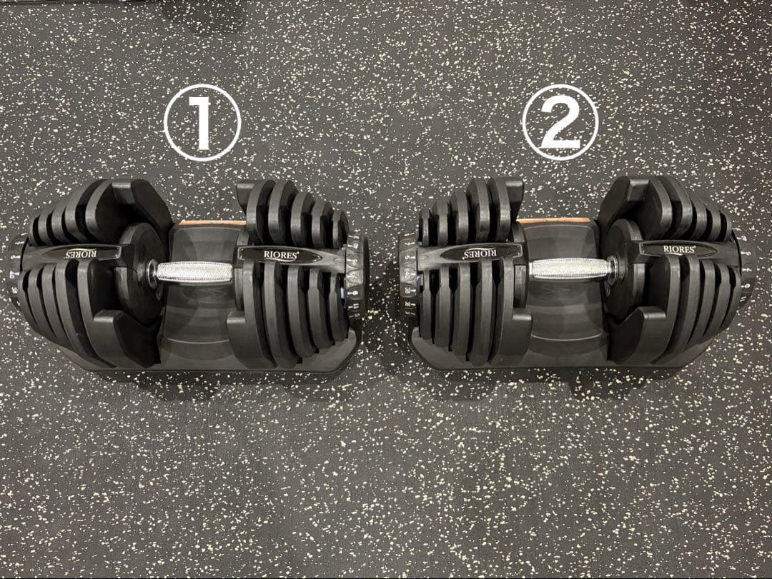 RIORES リオレス 可変式ダンベル 5〜40kg その②【2個同時購入】