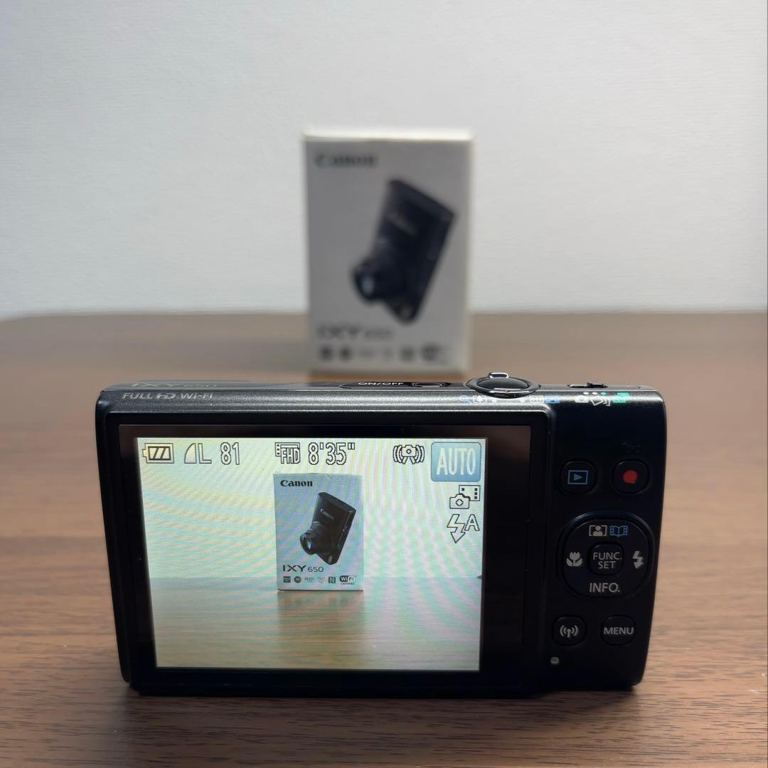 【美品】 Canon IXY650 新品充電器 新品バッテリー ストラップ 付き