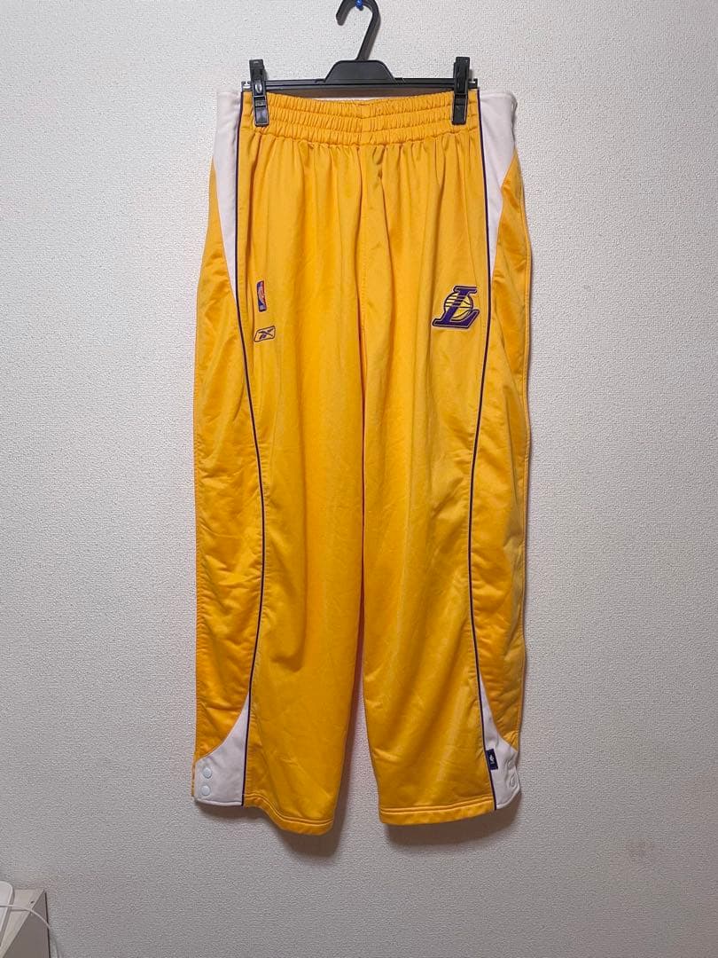 レイカーズ　ウォームアップパンツ　XL