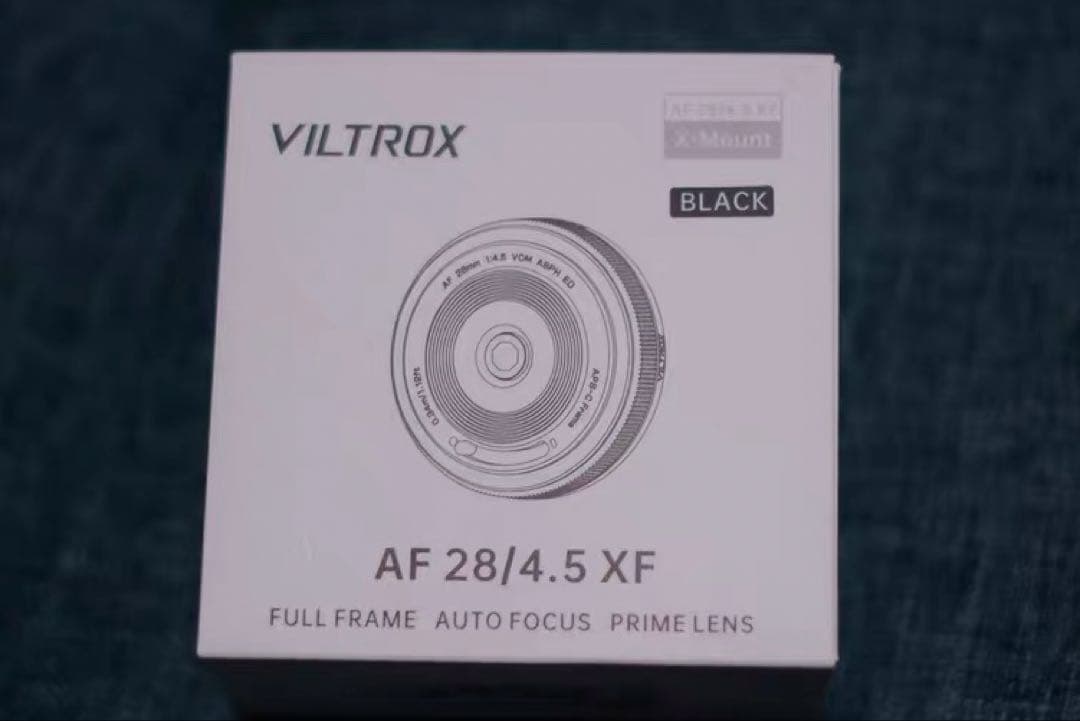 ほぼ新品VILTROX AF 28mm F4.5 パンケーキレンズ xマウント