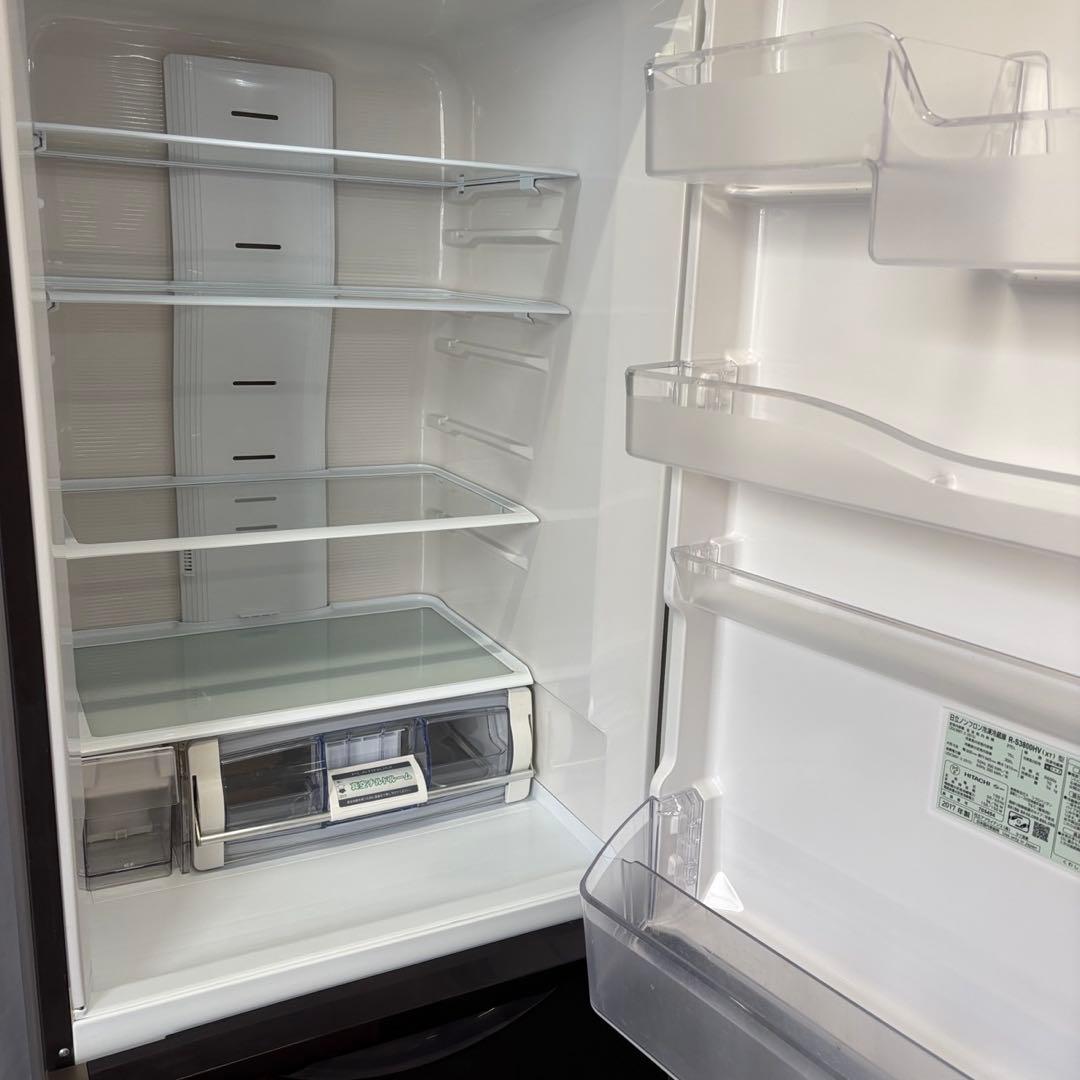 36　冷蔵庫　日立　大型　300-400ℓ　安い　綺麗　右開き　真チル　設置無料