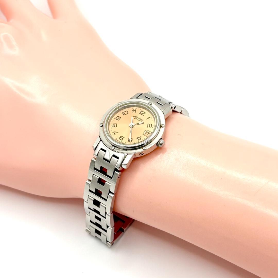 894◇美品◇ HERMES エルメス クリッパー CL4.210 箱 ピンク