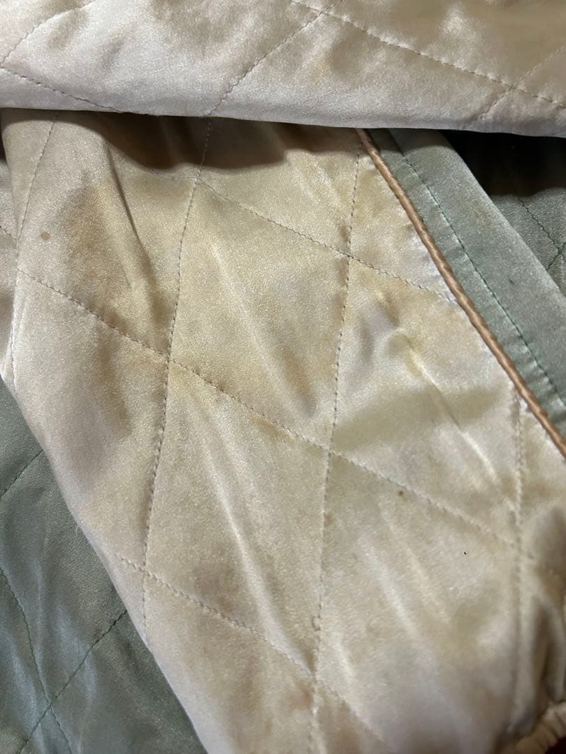 スカジャン ☆ドラゴン虎 舞子 刺繍 リバーシブル ヴィンテージ シルク