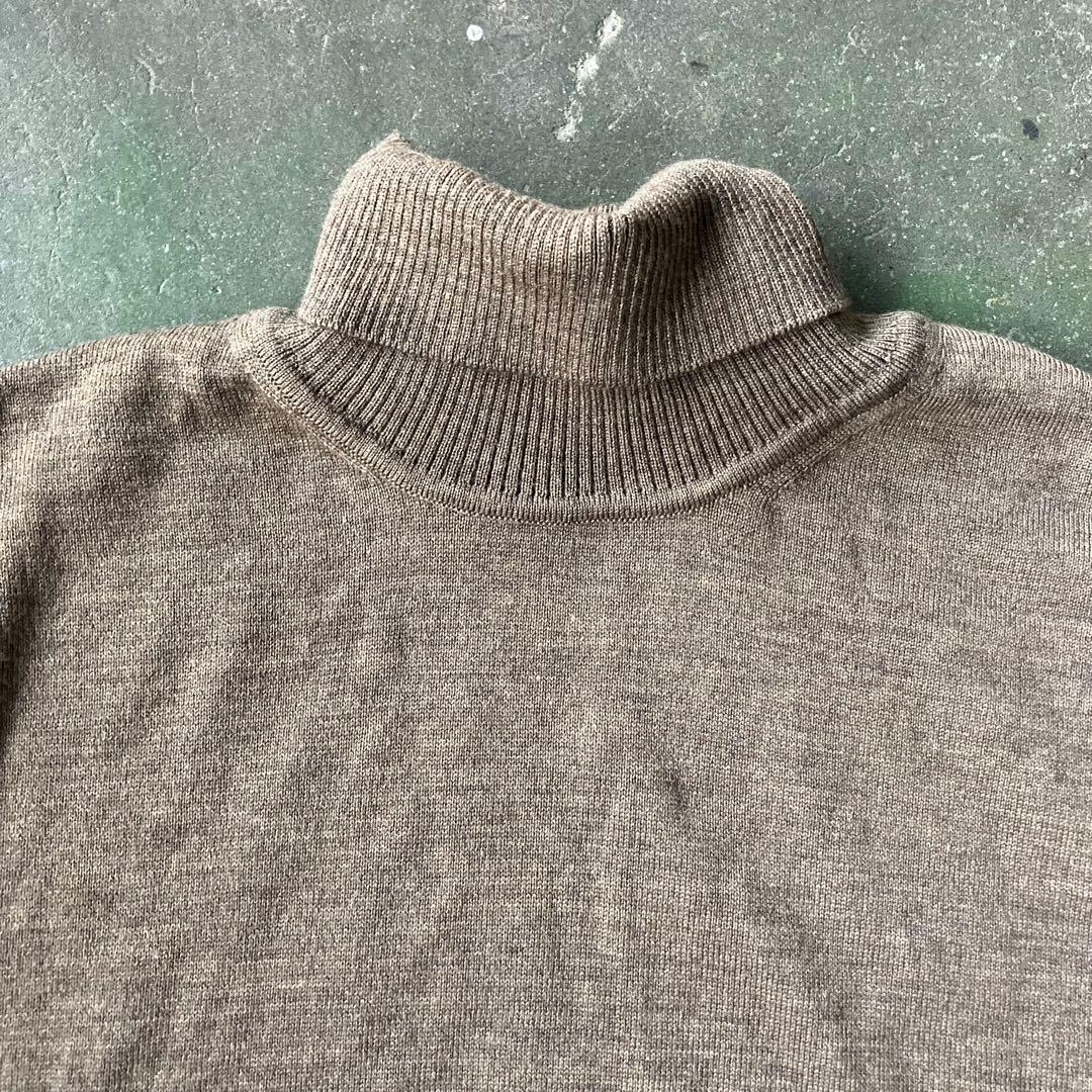 J.CREW イタリア製 巨人タグ　メリノウール　ハイネック　タートルネック