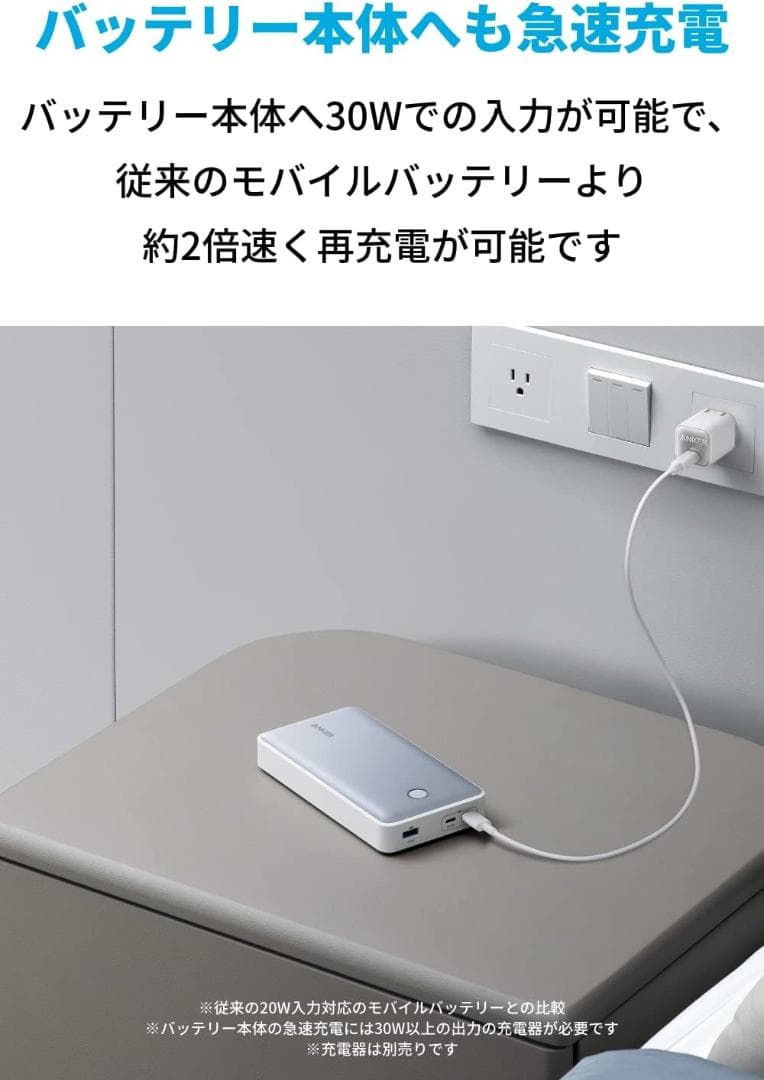 Anker 537 Power Bank モバイルバッテリー 24000mAh