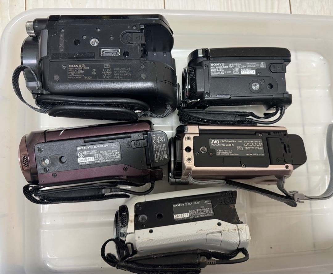 ビデオカメラ Sony JVC 5台 まとめ