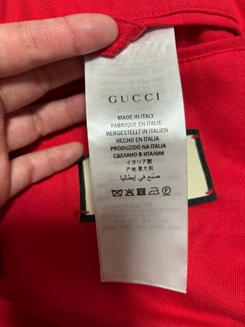 【美品】GUCCI グッチ ミリタリージャケット 龍の刺繍 サイズ46