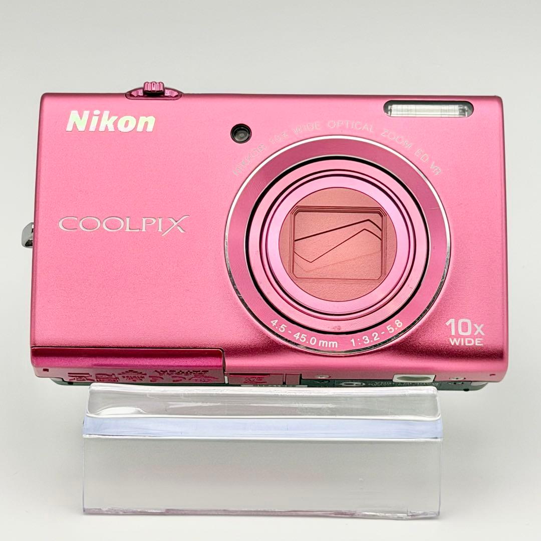 【美品・動作確認済】 NIKON COOLPIX S6200 ピンク