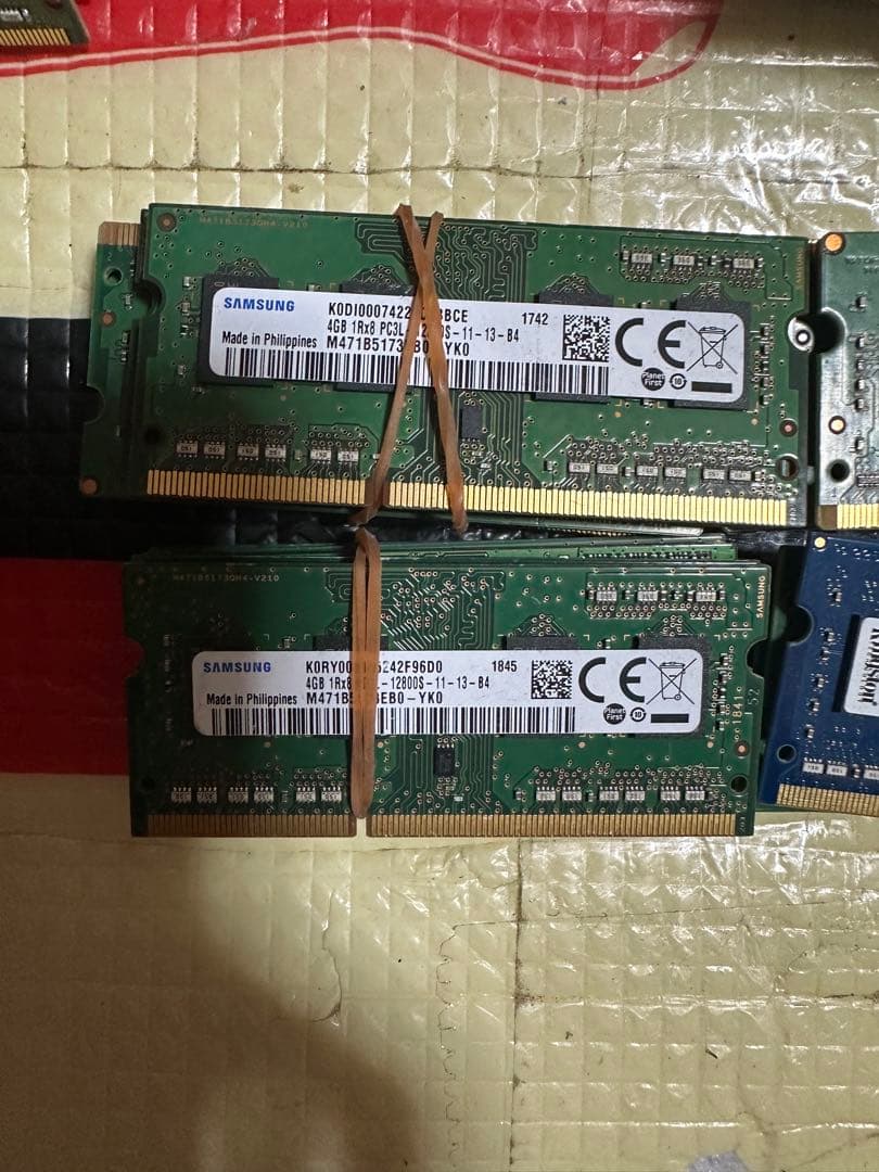 メモリ　pc3l 4g x 500枚セット