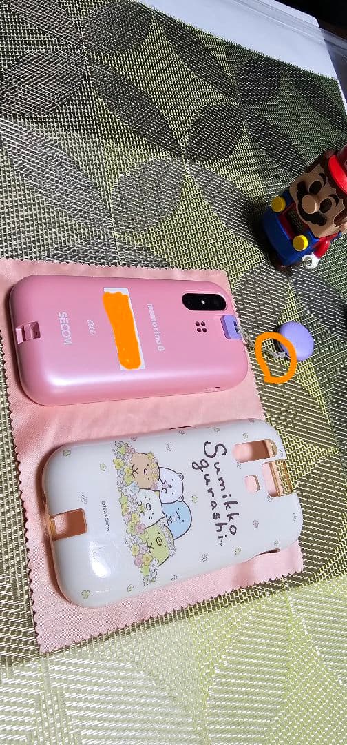 のキッズ向け携帯電話 mamorino6 マモリーノ6 ピーチピンクです。