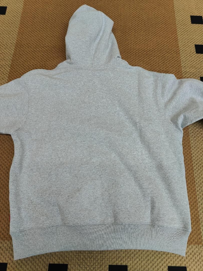 Supreme グレー ジップアップパーカー 24fw