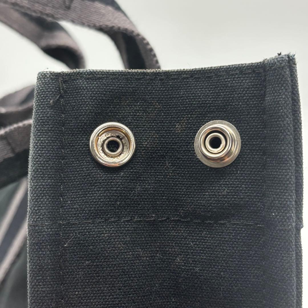 HERMES トートPM 100754M フールトゥ キャンバス ブラック