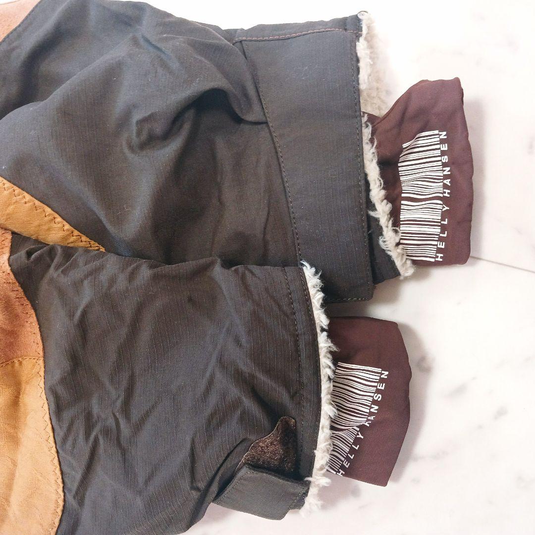 【希少】ヘリーハンセン スキースノボーウェアー 上下　ボア　スウェード