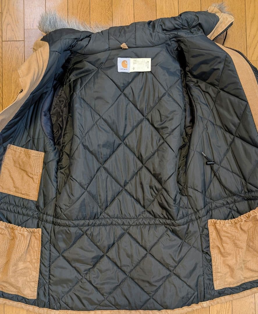 ★まつお★Carhartt　Mサイズ CQ386シベリアンパーカーUSA製