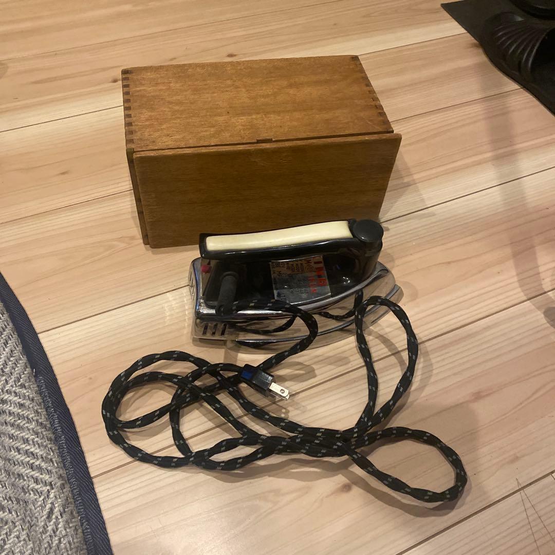 昭和時代レトロ品新品未使用KING アイロン Utility Model 日本製