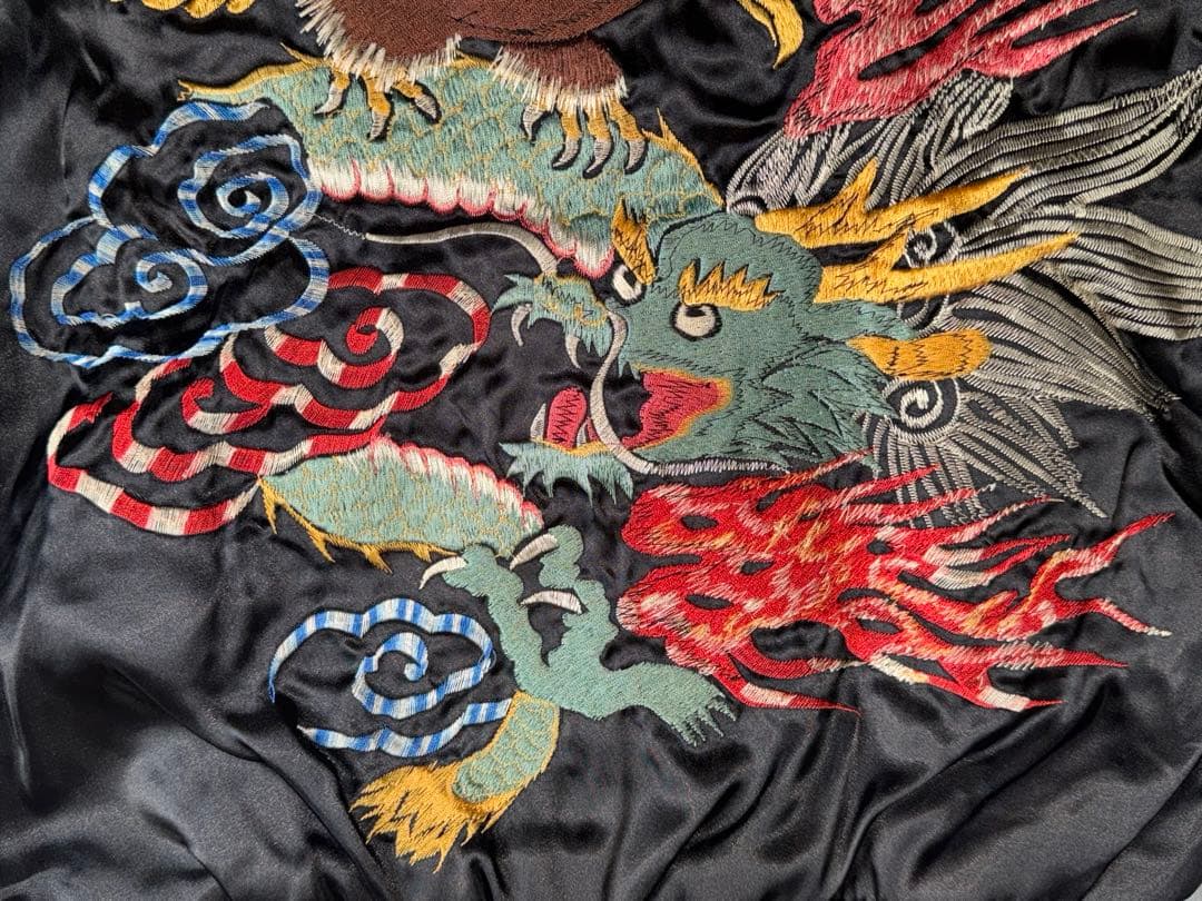 ★極美品！テーラー東洋リバーシブルスカジャン WILD CHILDスカル /龍鷹