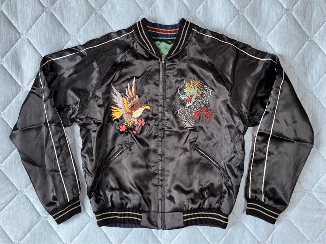 ★極美品！テーラー東洋リバーシブルスカジャン WILD CHILDスカル /龍鷹