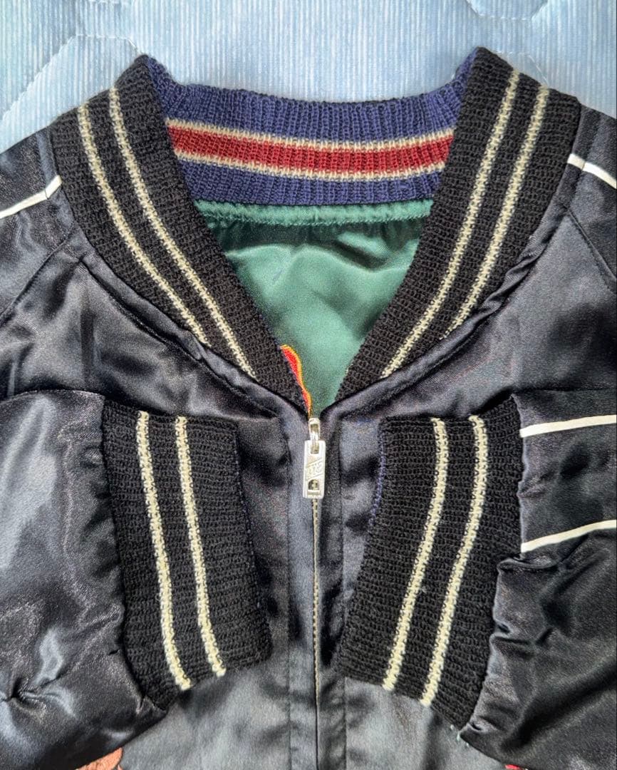 ★極美品！テーラー東洋リバーシブルスカジャン WILD CHILDスカル /龍鷹